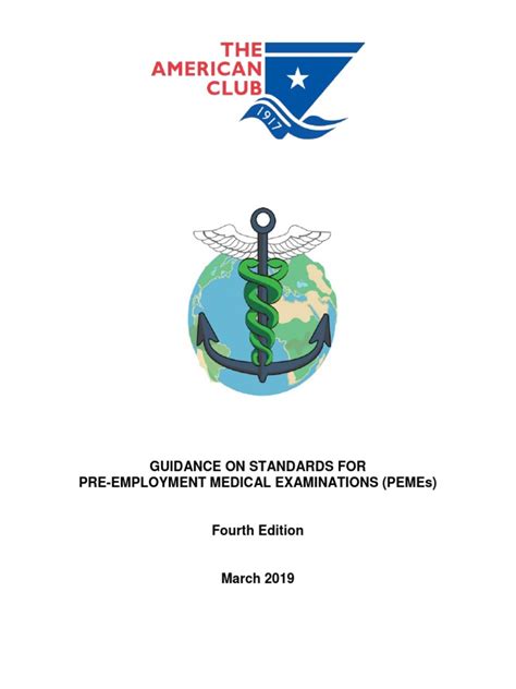 PEME Guidance on Standards .